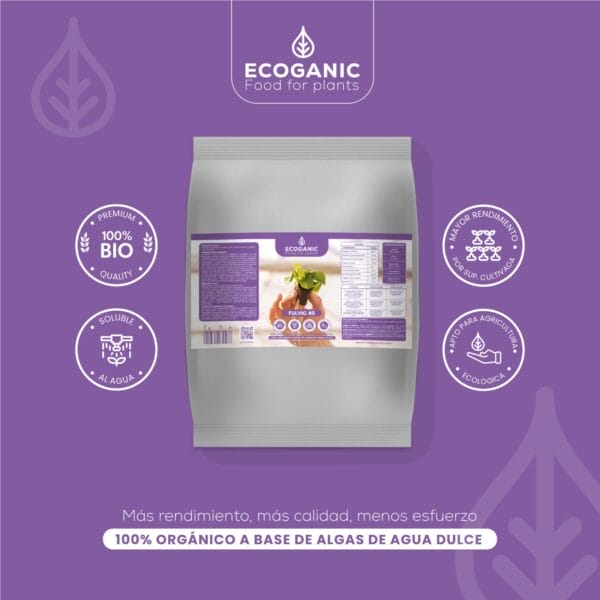 “Organic liquid fertilizer with fulvic acids – Ecoganic FULVEX 50 S”