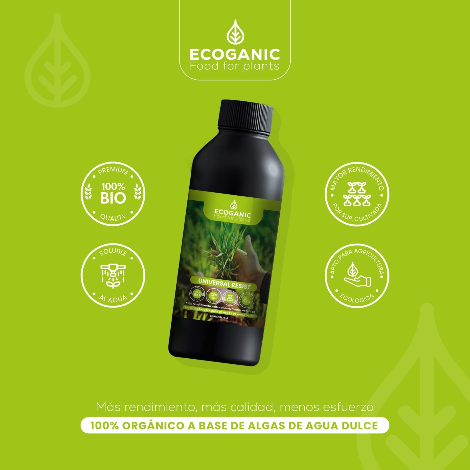 “organic liquid biostimulant Ecoganic UNIVERSAL POWER”