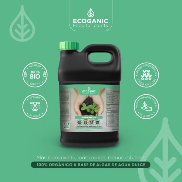 Organic liquid fertilizer Ecoganic NITROTECH 10 LIQUID SOLUBLE