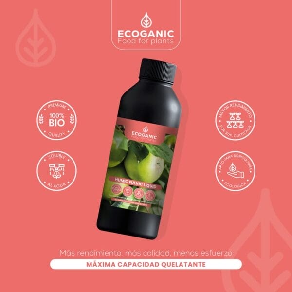 soil improver with humic and fulvic acids Ecoganic TERRA HUMID LIQUID